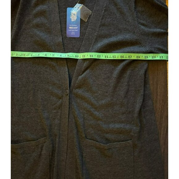NWT AnyBody Eco Conscious Seawool Duster Cardigan Size M - Picture 5 of 8